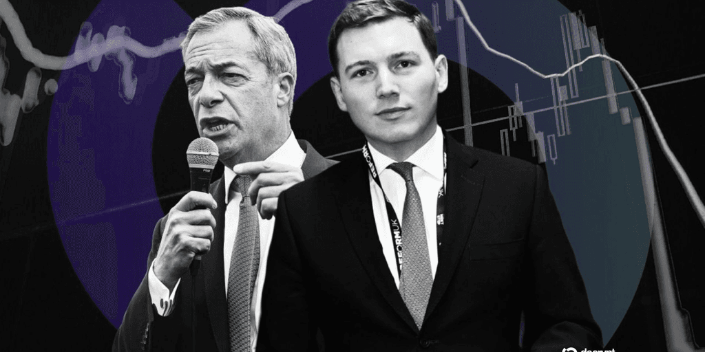 Polymarket Account in Farage Backer's Name Took $9M in Crypto From Unknown Sources: FT